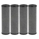 4Pcs Carbon Water 10-Inch Standard Whole House Carbon Wrap Sediment and2064