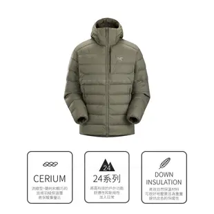 【ARC'TERYX 始祖鳥 男 Thorium 羽絨外套 (X000006919)《糧草綠》】29695/羽絨衣