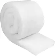 Toddmomy Fish Tank Filter Pad Media Roll Aquarium Filter Cotton Thickened Water Filtration Media for Freshwater Coral Reef and Saltwater Aquariums