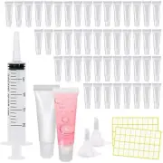 100X! 10ml Refillable Clear Empty Lip Gloss Balm Soft Tubes/Cosmetic Containers