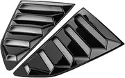 Glossy Black Car Window Louvers Side Air Vent Cover Compatible For Chevy Camaro 2016-2020 Car-styling Window Side Vent