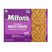 Milton'S Craft Bakers Organic Multi-Grain Crackers - Multigrain Crackers, Certif
