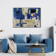 Ascent By Jean Michel Basquiat Canvas Wall Art