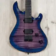 Mayones Regius Core 6 B26.5" Baritone Guitar Trans Dirty Purple Blue Burst Gloss