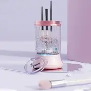 Electric Automatic Makeup Brush Cleaner Tool, USB Rechargeable Machine for 7000RPM with Two Silicone Locks for Drying, Ideal for Mother Day, Birthdays and Anniversaries