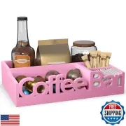 ADDFIT HOUSE Coffee Bar Organizer for Countertop - Wood Pods Holder Storage B