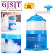 1X Manual Ice Shaver Crusher Shredding Snow Cone Maker Machine Drink Create Tool