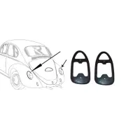 TAIL LAMP LIGHT RUBBER SEALS T1 BEETLE BUG REAR PAIR A515