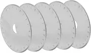 Veemoon 5pcs Rotary Cutter Replacement Blades Cutting Tool for Quilting Sewing Scrapbooking and Arts Crafts Projects