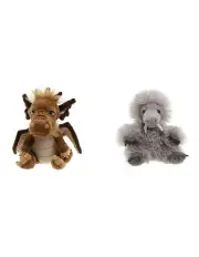 [CHARLIE BEARS] Cuddle Cub Lantern And Beast of Bodmin 15cm Plush Toy 0y+ 2 Piece