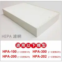 在飛比找Yahoo!奇摩拍賣優惠-【HEPA濾心2入】適用honeywell HPA-202A