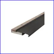 5-5/8 in Bronze Aluminum & Oak Adjustable Threshold - Protects Against Elements