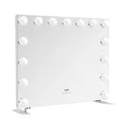 Hollywood Style Makeup Mirror 15 LED Lighted Vanity Mirror Maxkon Adjustable Brightness