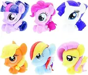 [Basic Fun] Mash'Ems Fash'Ems - My Little Pony 4 Pack (4 Blind Capsules Per Order) Squishy Collectible Toy