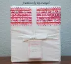 Pottery Barn LILLY PULITZER SHELL OF A TIME Full Sheet Set PINK WHITE tropical
