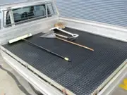 1.8m x 1.83m wide Rubber Mat Gym Barn Ute Auto Heavy Duty Workshop