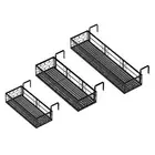 Hanging Railing Planter Shelf Basket Plant Railing Shelf with Hooks, Balcony