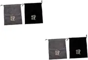 Beatifufu 2sets Hair Dryer Storage Bag Drawstring Pouch Organizing Travel Accessory 2pcs*2