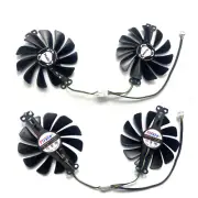 1 Pair For XFX RX6600 6600XT 6650XT Graphics Card Cooling Fan TYD10010M12LPA