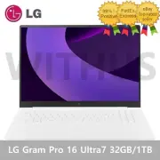 LG Gram Pro 16 16Z90TP-KD7WK Ultra7 255H 32GB/1TB Win11 gram AI Laptop -Tracking