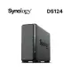 【Synology 群暉科技】搭HAT3300 4TB x1 ★ DS124 1Bay NAS 網路儲存伺服器