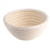 Round Rattan Basket Brotform Bread Proofing Proving Dough Storage Basket AC