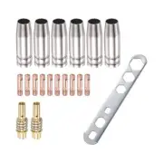 MB 15AK 0.8mm Contact Tip Melt Inert-Gas Welder Accessory Kit Set of 19-Piece