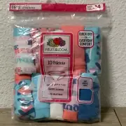 Fruit of the Loom Girls 10 Pack Bikinis- Size 14