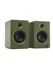 [Victrola] Tempo Bookshelf Speakers in Green