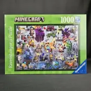 NEW 2022 Ravensburger Minecraft Mobs 1000 Pcs Jigsaw Puzzle #171880