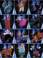 Topps Disney Collect Platinum Villains Legendary Blue Sparkle 21 Cards Lot