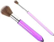 Gogogmee Baking Makeup Brush Set 2pcs Cake Painting Tools Foundation Brush Watercolor Brush for Fondant Cake Dessert Decoration