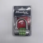 Master Lock 4 Digit Combination Padlock NIP