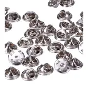 50 Pieces blank clutch Brass Badge Clutch pin cap keeper Pin Backs