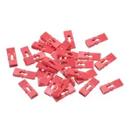 30pcs 2.54mm Jumper Cap Lengthened Short Circuit Connection Cap Red