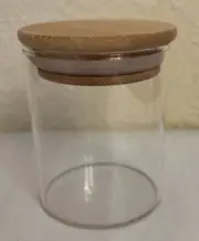Tzerotone 12 Pcs Glass Spice Jars - 8oz Empty Round Spice Storage Containers NIB