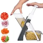 5 in 1 Vegetable Chopper Food Potato Cutter Strips Julienne Dicer Adjustable