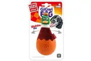 Gigwi Wobble Egg Duck Interactive Play Plush Dog Squeaker Toy