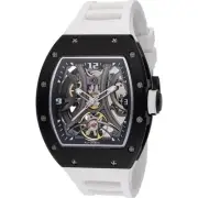 Invicta Men's Watch S1 Rally Chrono Skeleton Dial White Silicone Strap 49021
