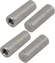 [XYZOOM] XYWHPGV 4Pcs 304 Stainless Steel 10mm Nominal Dia 30mm Length M6 Female Thread Taper Pin(cc104 aa384 a73ee 16ef3 3f547 1e566