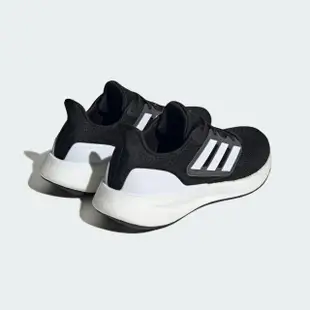 【adidas 愛迪達】慢跑鞋 男鞋 女鞋 運動鞋 緩震 PUREBOOST 23 WIDE 黑白 IF4839