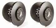 EBC Brake Discs Premium Front+Rear for Citroen Evasion Ulysse Peugeot 806 (for: Peugeot)
