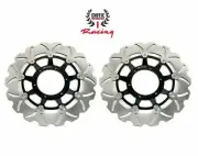 Front Brake Disc Rotors Set For Honda CBR 600 RR CBR600RR 2003-2019 black