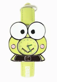 在飛比找樂天市場購物網優惠-大眼蛙Keroppi 手錶(格紋)，時鐘/掛鐘/壁鐘/座鐘/
