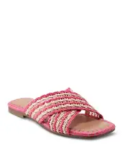 Marc Fisher Ltd. Women's Nylie Square Toe Flat Sandals