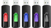 [RAOYI] 5 Pack 64GB USB 3.0 Flash Drive, High Speed Memory Stick Thumb Drives Jump Drive Pen Drive for PC Laptop Desktop- 64G Multipack