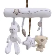 LVD Pram Hanger Bunny Bear Kids/Childrens Stuffed Animal/Soft Toy 22x24cm 0+