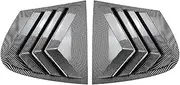 Compatible For BMW 1 Series E87 2005 06 07 08 09 10 11 Car Rear Window Side Vent Shutter Louver Cover Trim Decoration Tuning Accessories(Carbon Printing)