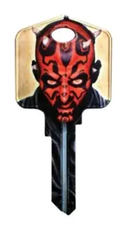 Hillman 94866 KW1/KW10 Universal Darth Maul Single Sided Blank Key (Pack of 5)