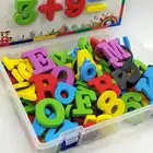 Magnetic Letters Numbers Alphabet ABC 123 Plastic Educational Preschool Toy Set